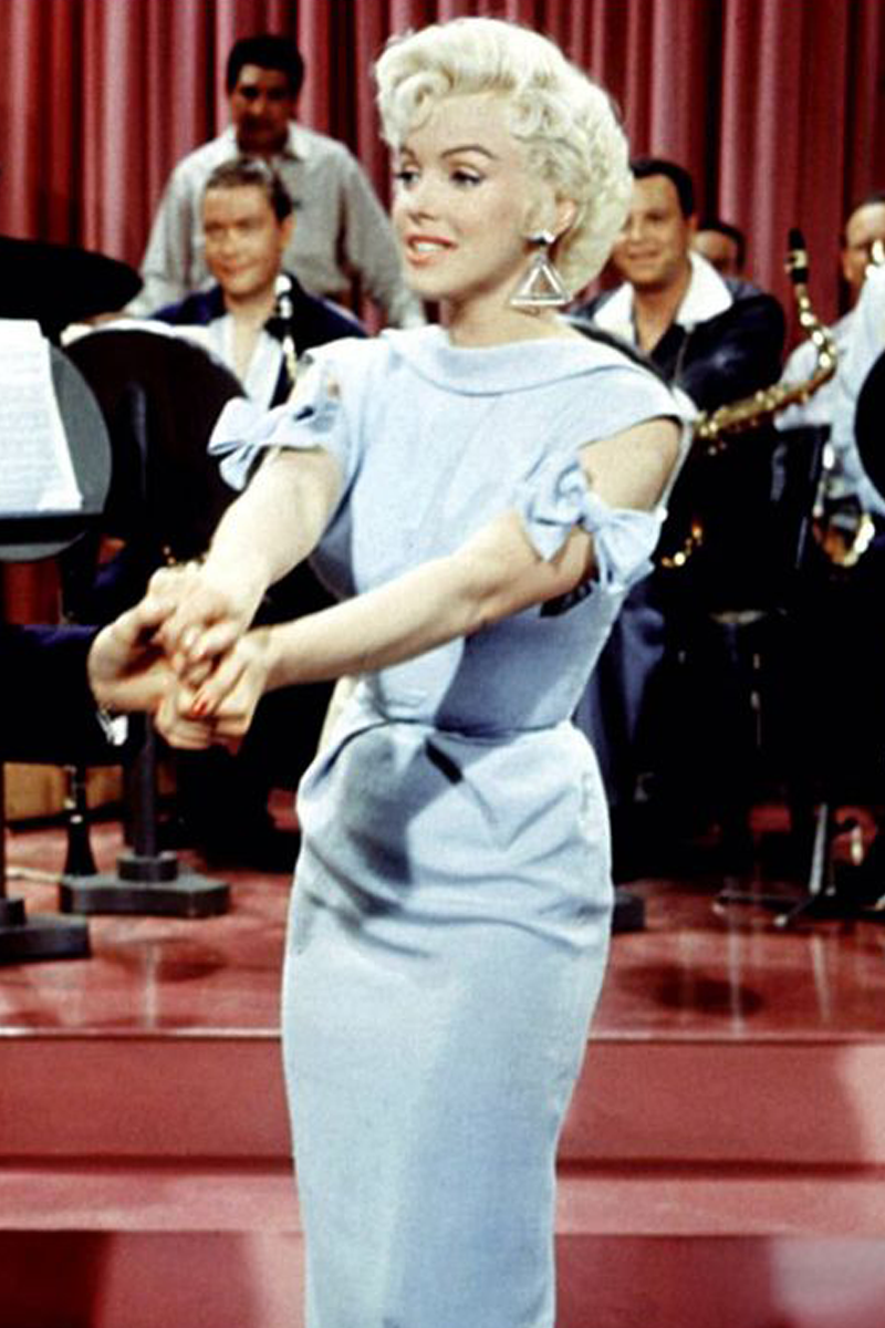 Marilyn Monroe Light Blue Dress "There's No Business Like Show Business" Costume