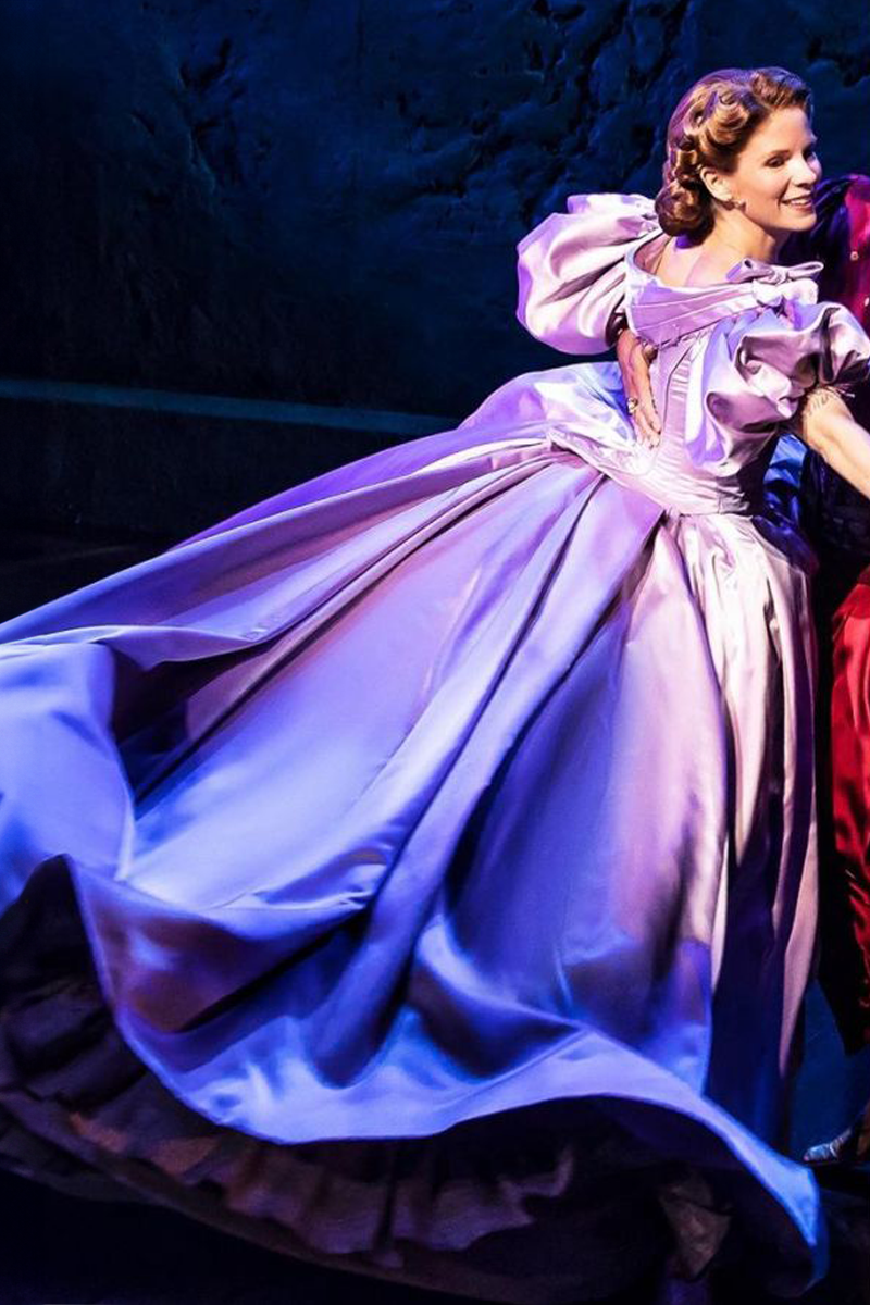 Kelli O'Hara Lavender Ball Gown Vintage Celebrity Dress Broadway "The King and I"
