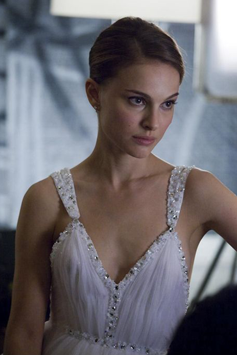 Natalie Portman Inspired White Formal Prom Dress in Movie "Black Swan" – Elegance and Grace