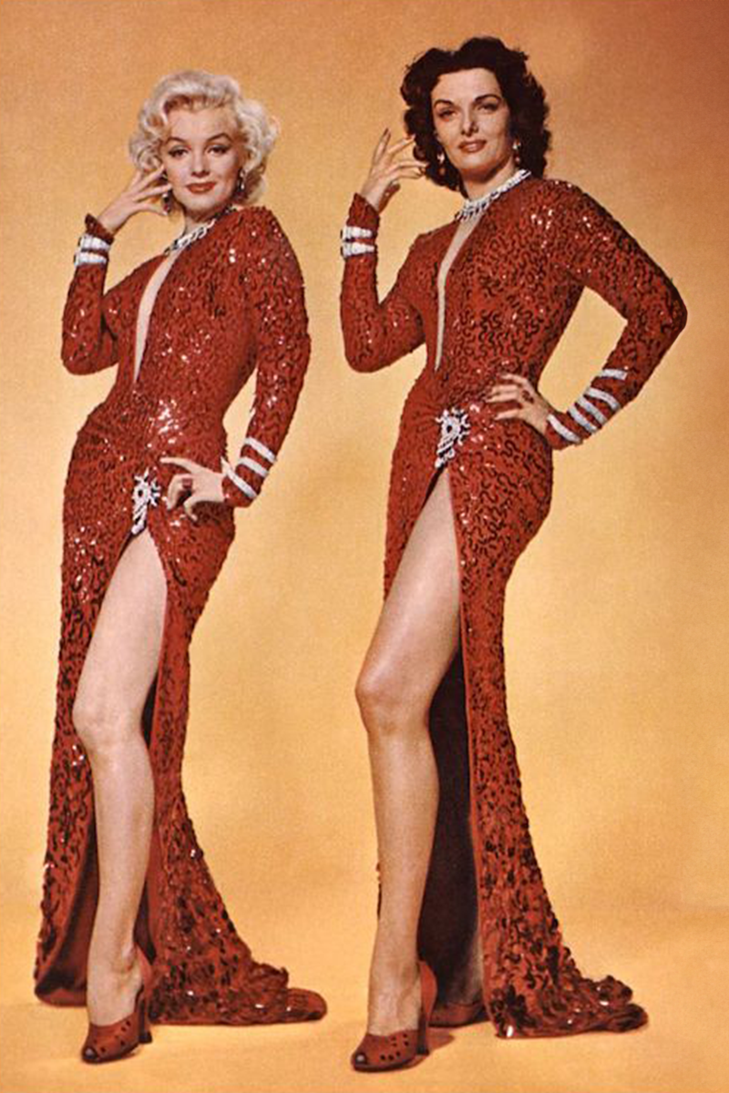 Marilyn Monroe Red Sequin Dress from Movie Gentlemen Prefer Blondes