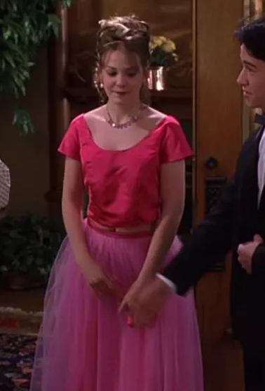 Bianca Pink Two-Piece Tulle Prom Dress 10 Things I Hate About You
