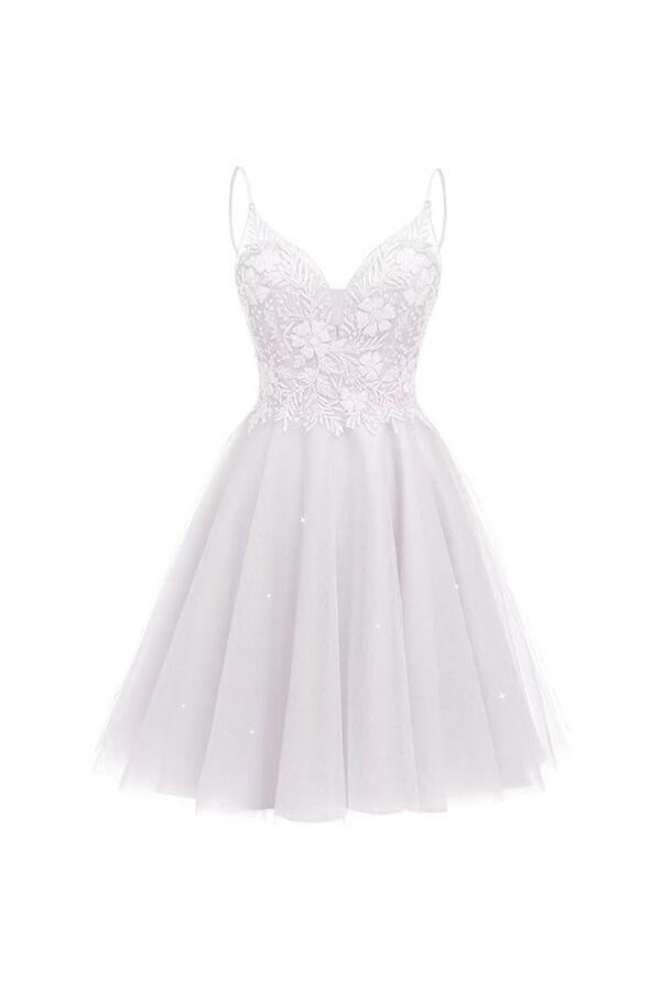 Snow Whisper – White Lace Dress