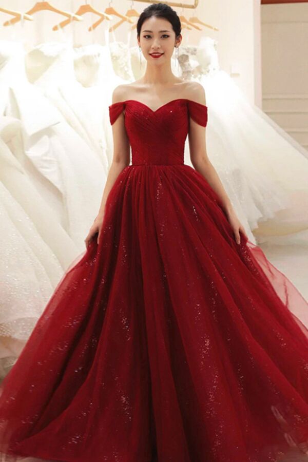 Ruby Symphony — Sweetheart Tulle Princess Dress