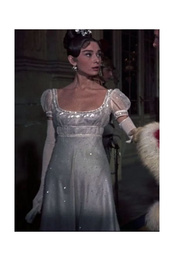 Audrey Hepburn Inspired White Dress War And Peace