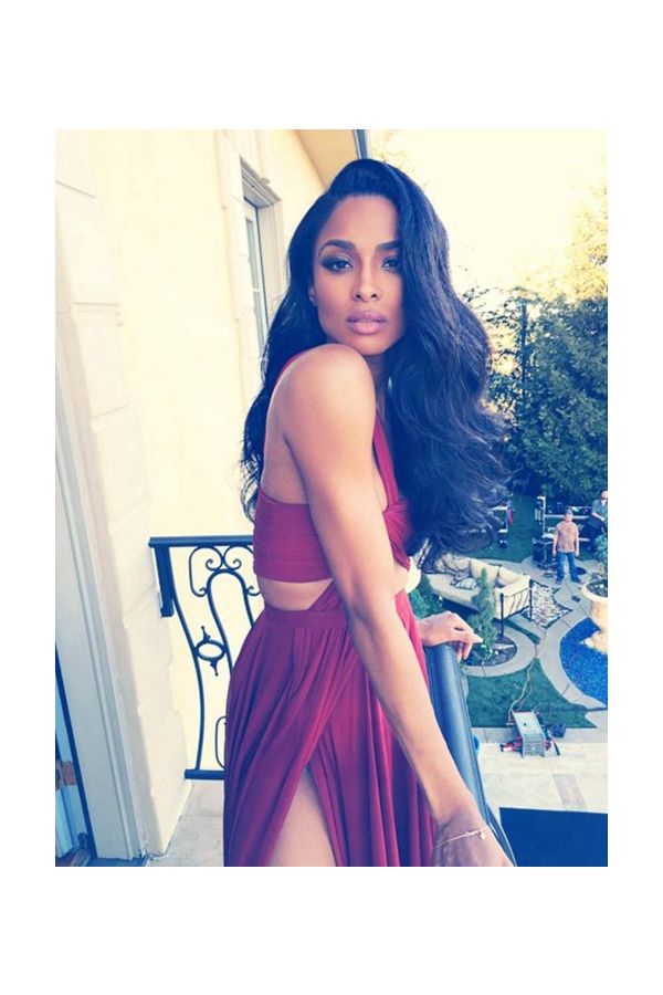 Flame Dancer – Ciara Red Cut-Out High-Slit Gown