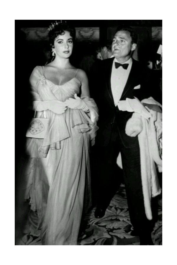 Elizabeth Taylor Spaghetti Straps Chiffon Celebrity Formal Evening Dress Oscars 1957