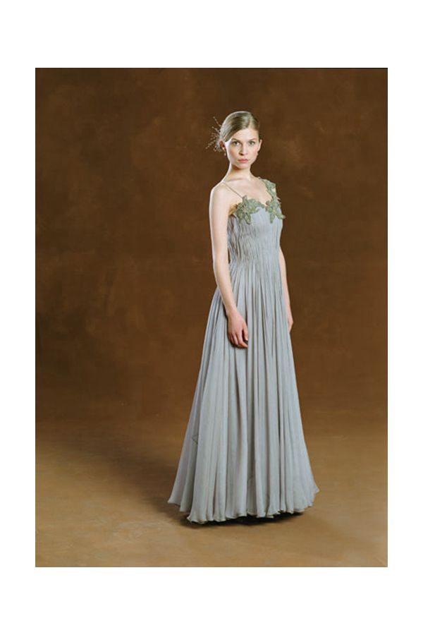 Fleur Delacour Gray Chiffon Dress Yule Ball Harry Potter Costume