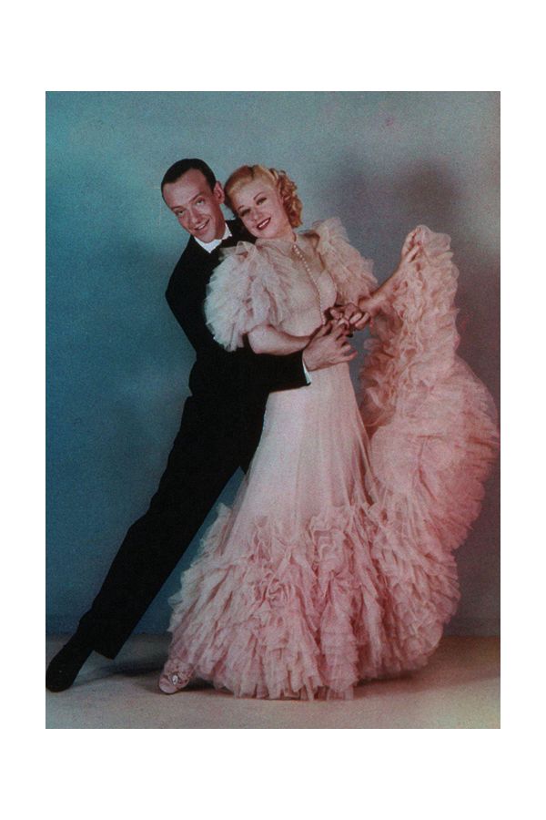 Ginger Rogers Pink Dress in Movie Swing Time Costumes