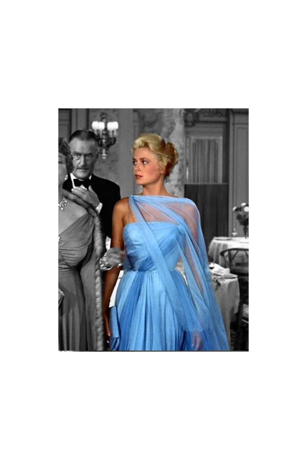 full blue dress Peppermayo Dresses | Heavy Hearted Satin Maxi | Color: Blue | Size: 4 main image 1