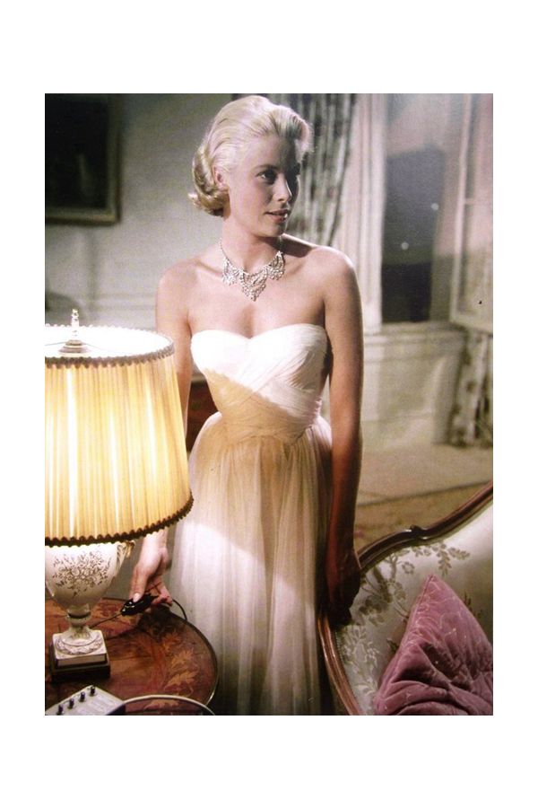 Riviera Reverie – To Catch a Thief–Inspired Ivory Sweetheart Strapless Tulle A-Line Gown
