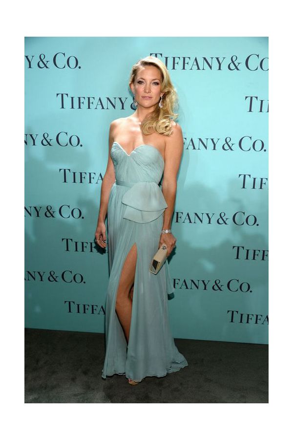 Aqua Elegance – Tiffany & Co. Blue Book Ball–Inspired Sweetheart Strapless Gown with Draped Peplum