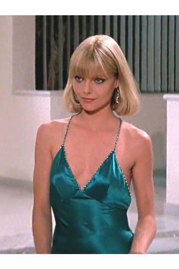 Ocean Allure Elvira Hancock Inspired Teal Satin Spaghetti Straps High Slit Sheath Celebrity Formal Prom Dress Scarface