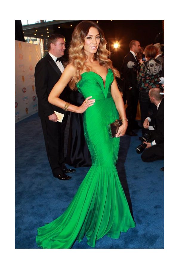 Nadia Coppolino Inspired Green Strapless Mermaid Dress Brownlow Awards 2011
