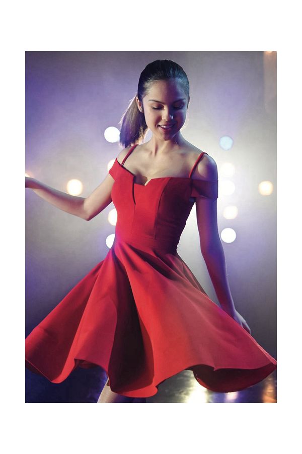 Olivia Rodrigo Short Red Cocktail Party Celebrity Dress 'High School Musical'