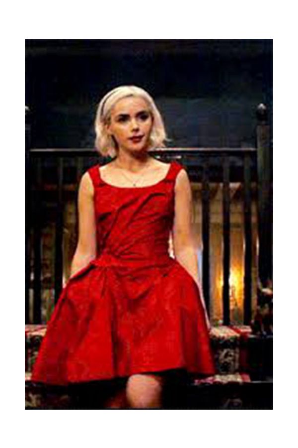 Sabrina Spellman Short Red Homecoming Dance Dress Chilling Adventures