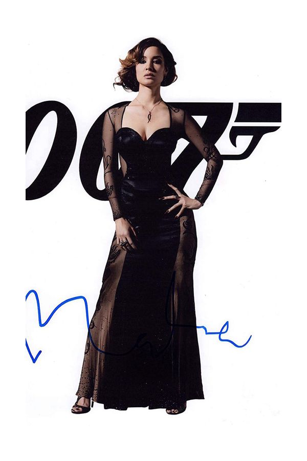 Sevérine Black Sheer Mesh Evening Gown Skyfall James Bond Girl