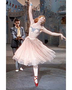 Moira Shearer Champagne Tulle Dress in 1950s Movie 鈥楾he Red Shoes' Costume 
