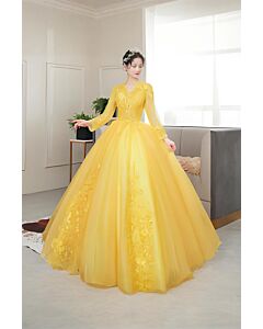 Eternal Dawn – Embroidered Evening Gown