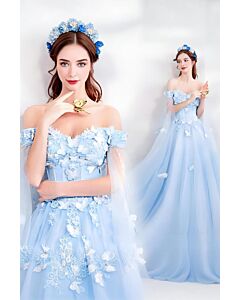 Butterfly Whisper – Dream Blue Fairy Gown