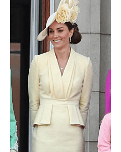 Kate Middleton Inspired Daffodil Dress Celebrity Outfit