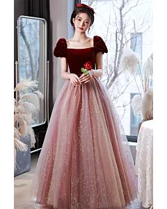 Twilight Rose – Romantic Puffy Sleeve Dress