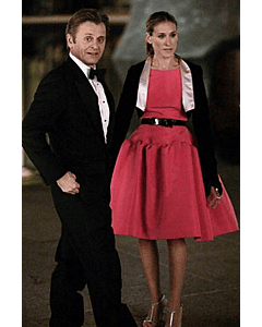 Sarah Jessica Parker Carrie Bradshaw Pink Dress Sex and the City