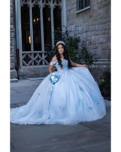 Frozen Bloom – Dreamy Quinceañera Dress