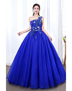 Midnight Butterfly – Royal Blue Gown