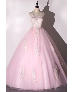 Rosy Whisper – Elegant Tulle Dress