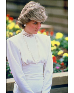 Princess Diana Inspired White Knee-length Dress Canada 1986