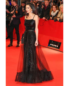 Amal Clooney Black Dress Berlin Film Festival
