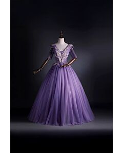 Enchanted Grace – Lavender Embellished Princess Dress