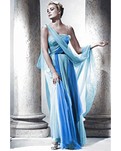 Timeless Grace – Grace Kelly Blue Draped Gown
