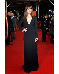 Elegance – Sweetheart Cut-Out Blue Prom Dress with Ruffled Sleeve Detail