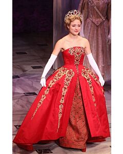 Christy Altomare Anastasia Broadway Red Strapless Ball Gown Celebrity Cosplay Dress Costume