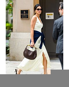 Kendall Jenner Inspired White Slip Dress with Side Slit