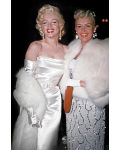 Marilyn Monroe White Strapless Satin Dress "Call Me Madam" Premiere