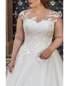 Ball Gown with Long Train for Formal Events