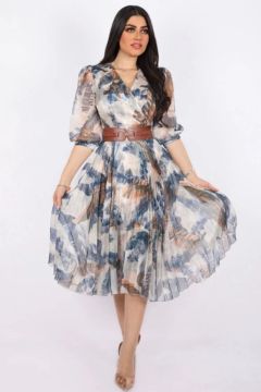 Autumn Breeze Midi Dress