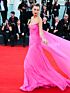 Sveva Alviti Inspired Hot Pink Column Evening Gown - additional reference image 3