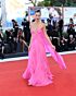 Sveva Alviti Inspired Hot Pink Column Evening Gown - additional reference image 5