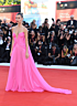 Sveva Alviti Inspired Hot Pink Column Evening Gown - main reference image