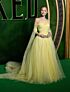 Ariana Grande Inspired Yellow Off-the-Shoulder A-line Evening Gown - additional reference image 3