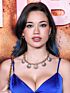 Sofia Gomez Inspired Royal Blue V-Neck Slit Column Evening Gown - additional reference image 3