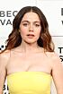Molly Gordon Inspired Yellow Strapless A-Line Evening Gown - additional reference image 3