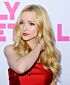 Dove Cameron Inspired Red Strapless A-Line Knee-Length Dress - additional reference image 2