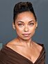 Logan Browning Inspired Brown Off-the-Shoulder Ruched Column Midi Dress - additional reference image 5