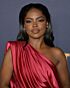 Ryan Destiny Inspired Red One Shoulder Column Evening Gown - additional reference image 4