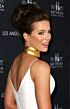 Kate Beckinsale Inspired White Plunging V-Neck Cutout Column Midi Dress - additional reference image 4