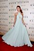 Olga Kurylenko Inspired Mint Blue Halter A-Line Evening Gown - additional reference image 4